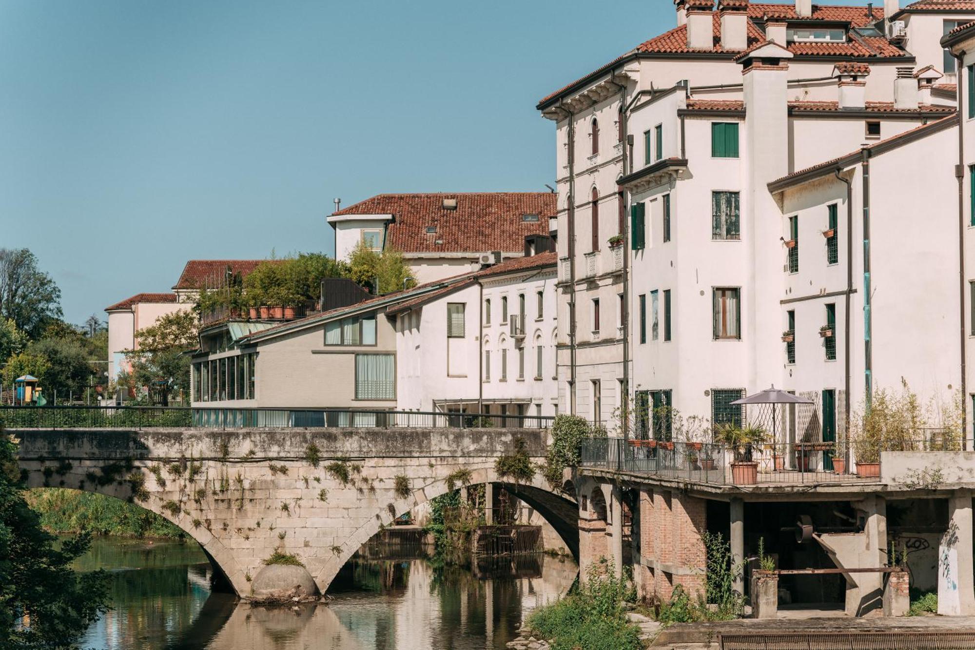 Palladio Apartment - Vista Fiume, In Centro Con Garage Vicenza Dış mekan fotoğraf