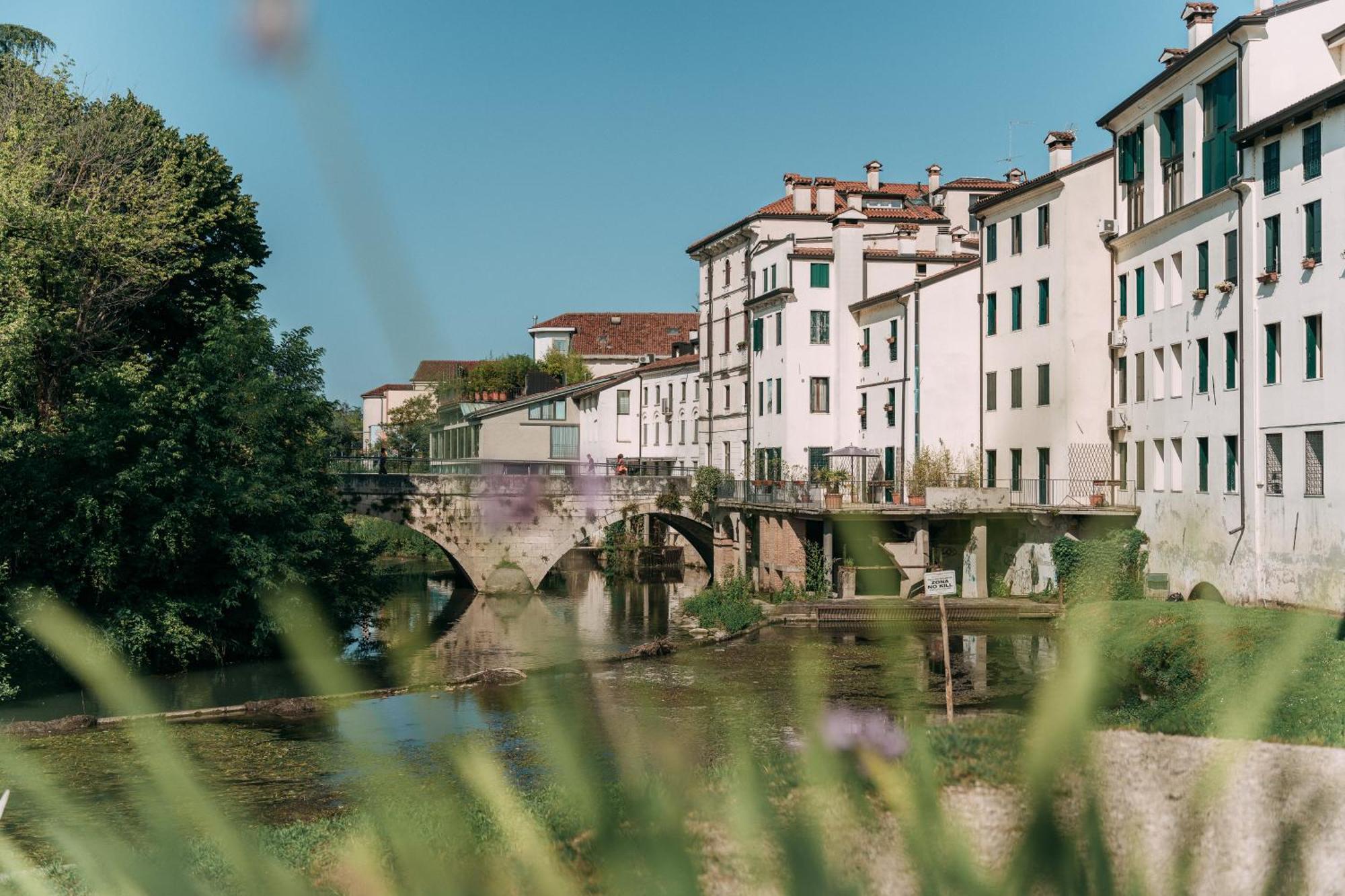 Palladio Apartment - Vista Fiume, In Centro Con Garage Vicenza Dış mekan fotoğraf